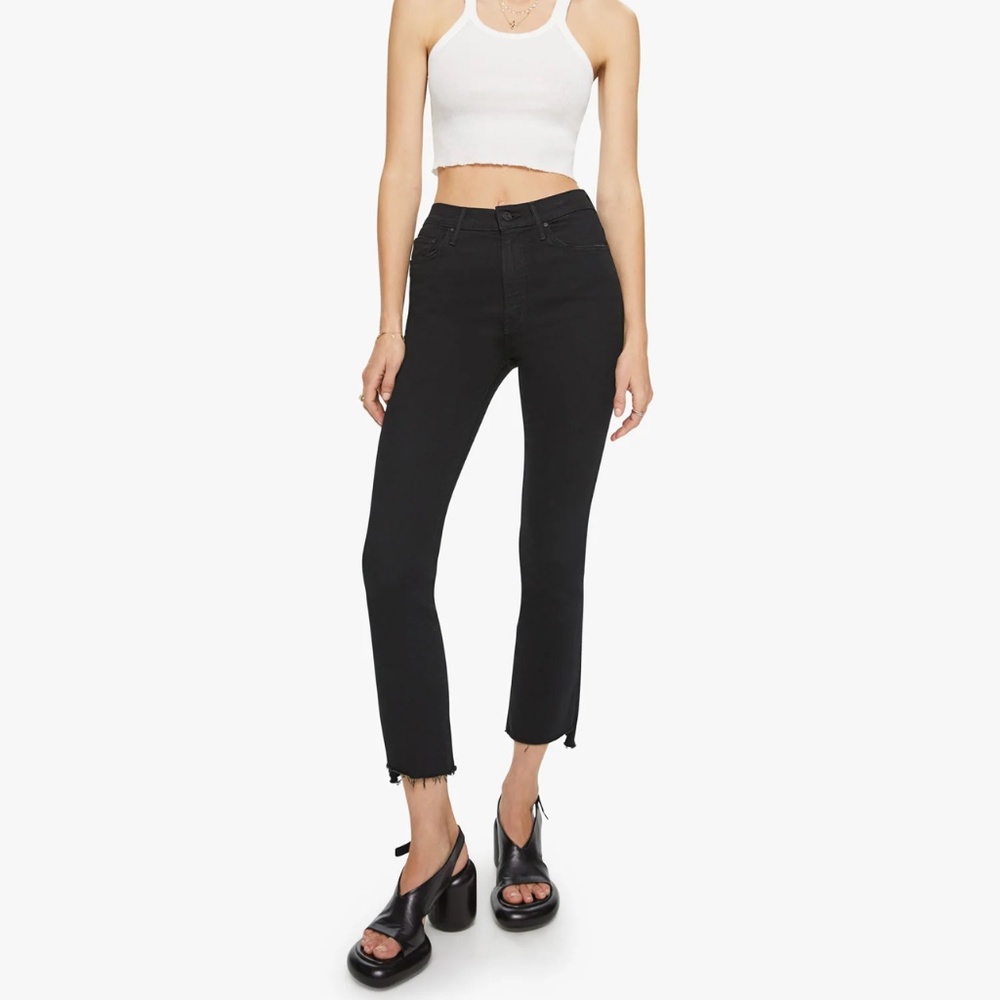 MOTHER Insider Crop Step Fray sz 25